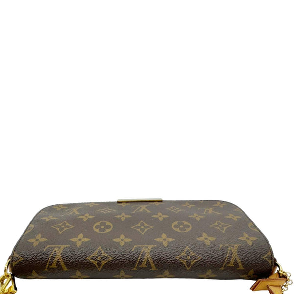 LOUIS VUITTON Favorite PM Monogram Canvas Shoulder Bag Brown