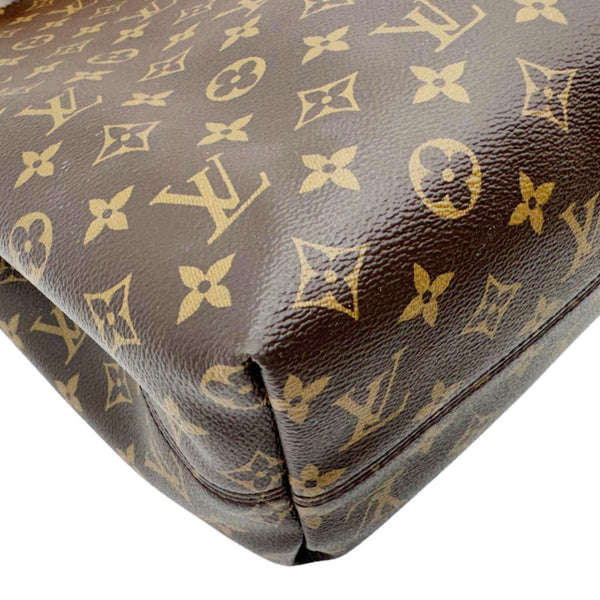 LOUIS VUITTON Graceful MM Monogram Canvas Shoulder Bag Brown