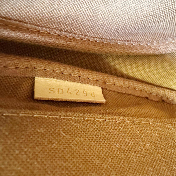 LOUIS VUITTON Multi Pochette Accessoires Monogram Canvas Crossbody Bag Brown