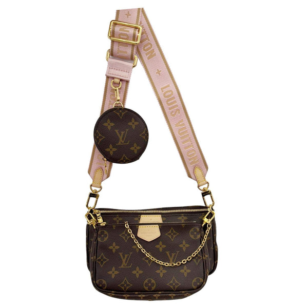 LOUIS VUITTON Multi Pochette Accessoires Monogram Canvas Crossbody Bag Brown