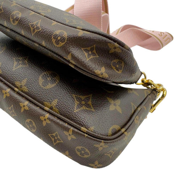 LOUIS VUITTON Multi Pochette Accessoires Monogram Canvas Crossbody Bag Brown