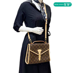 LOUIS VUITTON Monogram Bel Air Monogram Canvas Crossbody Bag Brown