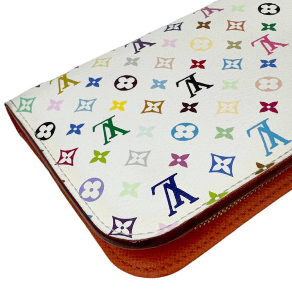 LOUIS VUITTON Insolite Monogram Multicolor Zippy Wallet White