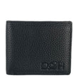 Dallas Designer Handbags Men’s Bifold Grain Leather Wallet Black