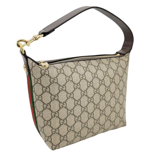 GUCCI Ophidia Small GG Supreme Canvas Hobo Bag Beige 795170