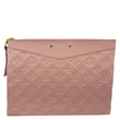 LOUIS VUITTON Daily Pouch Empreinte Leather Clutch Rose Poudre
