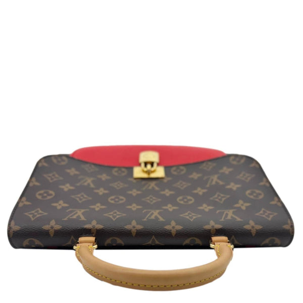 LOUIS VUITTON Marignan Monogram Canvas Shoulder Bag Coquelicot