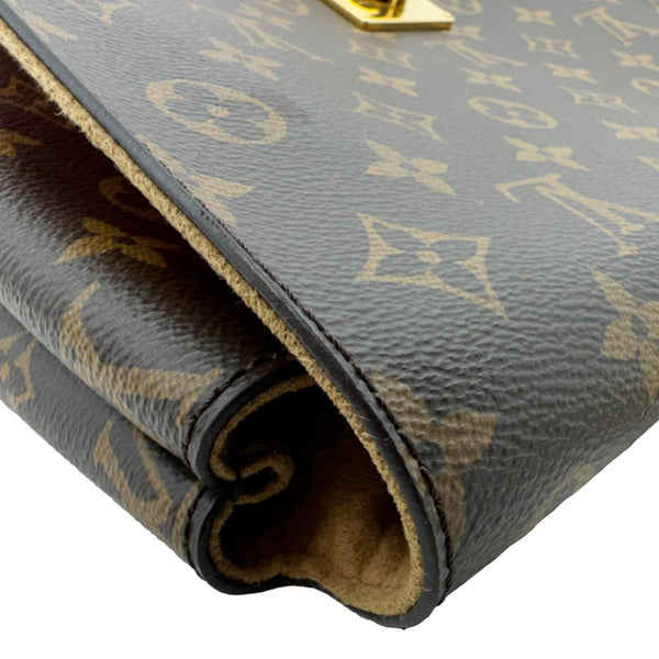 LOUIS VUITTON Marignan Monogram Canvas Shoulder Bag Coquelicot