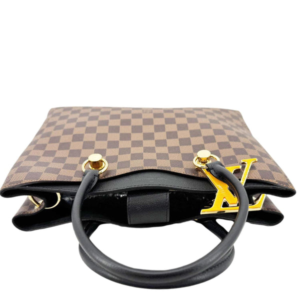 LOUIS VUITTON LV Riverside Damier Ebene Tote Bag Brown