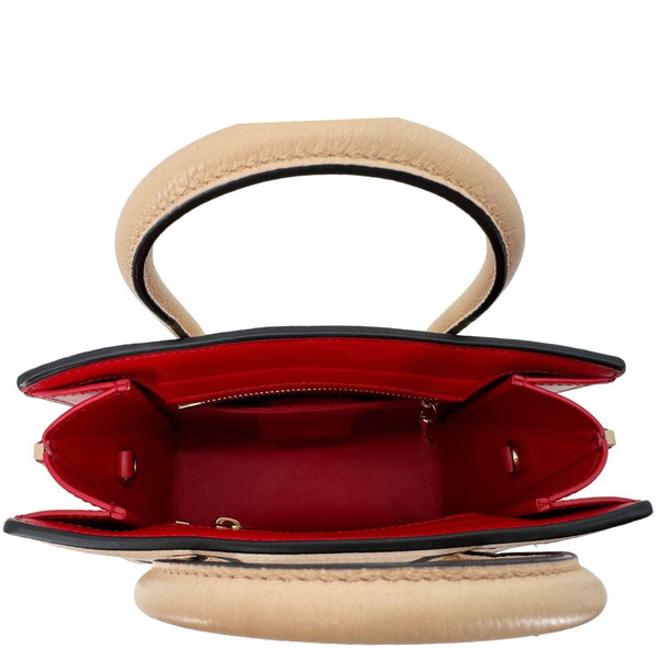 CHRISTIAN LOUBOUTIN Mini Paloma Canvas Tote Bag Peach