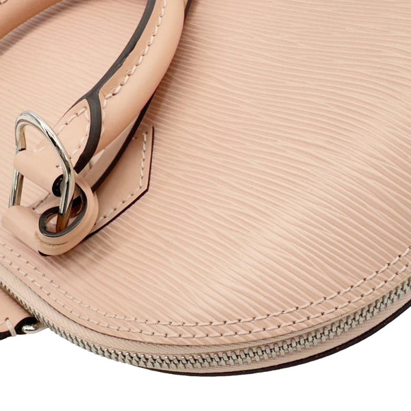 LOUIS VUITTON Alma PM Epi Leather Satchel Bag Pink