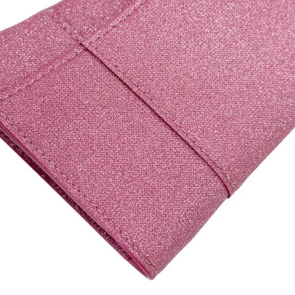 BALENCIAGA Hourglass Leather Wallet On Chain Shoulder Bag Pink