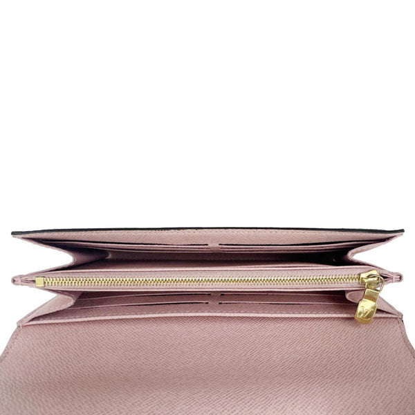 LOUIS VUITTON Sarah Monogram Canvas Wallet Rose Ballerine