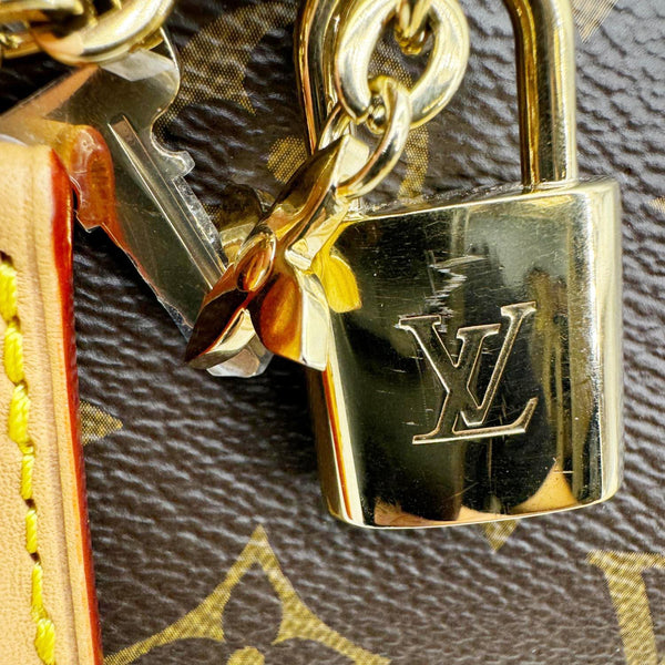 LOUIS VUITTON Looping Monogram Canvas Shoulder Bag Brown