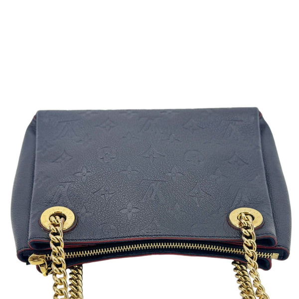 LOUIS VUITTON Surene BB Empreinte Leather Shoulder Bag Navy Blue