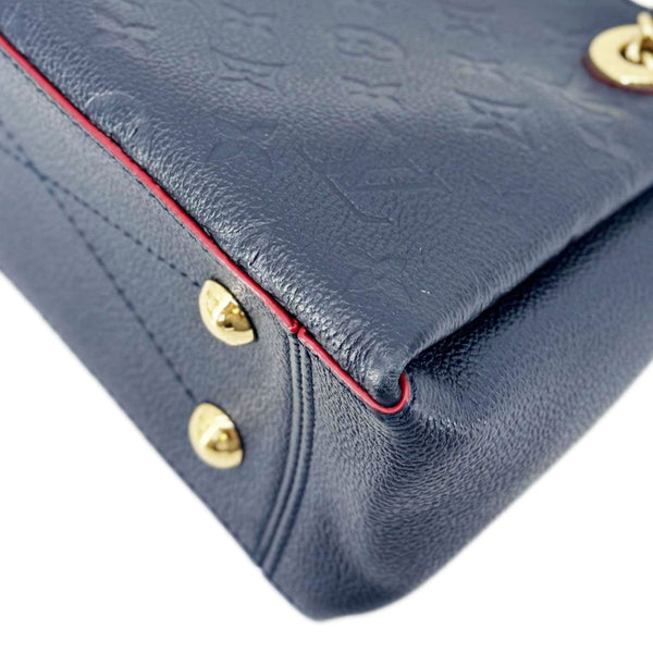 LOUIS VUITTON Surene BB Empreinte Leather Shoulder Bag Navy Blue