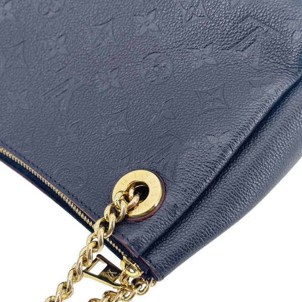LOUIS VUITTON Surene BB Empreinte Leather Shoulder Bag Navy Blue