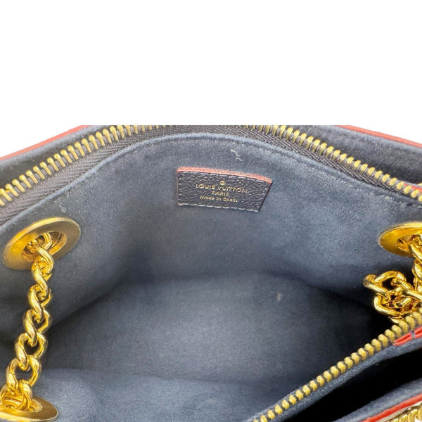 LOUIS VUITTON Surene BB Empreinte Leather Shoulder Bag Navy Blue