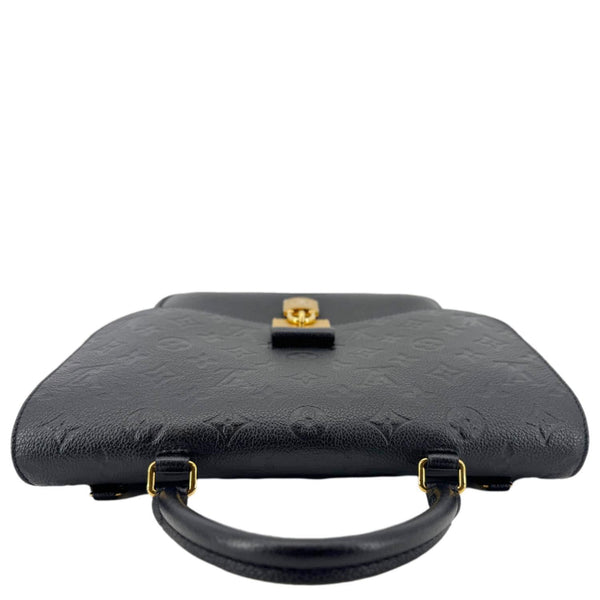 LOUIS VUITTON Marignan Empreinte Leather Shoulder Bag Black