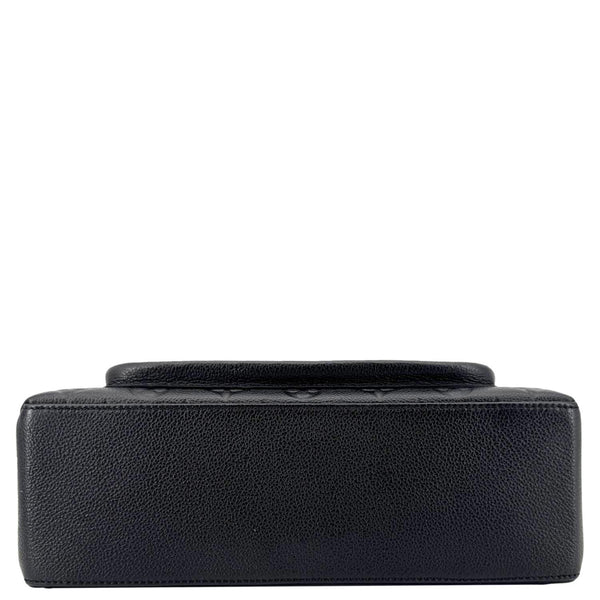 LOUIS VUITTON Marignan Empreinte Leather Shoulder Bag Black