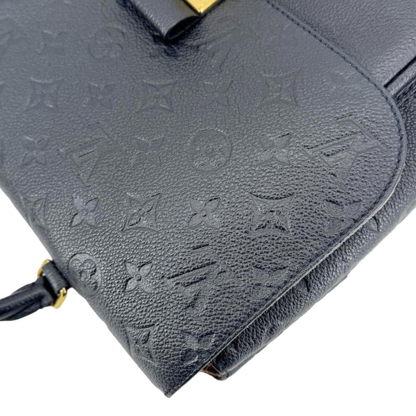 LOUIS VUITTON Marignan Empreinte Leather Shoulder Bag Black