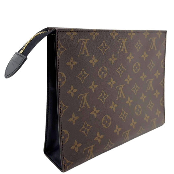 LOUIS VUITTON Toilette 26 Poche Monogram Canvas Pouch Brown
