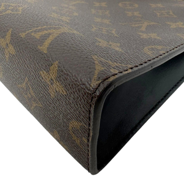LOUIS VUITTON Toilette 26 Poche Monogram Canvas Pouch Brown