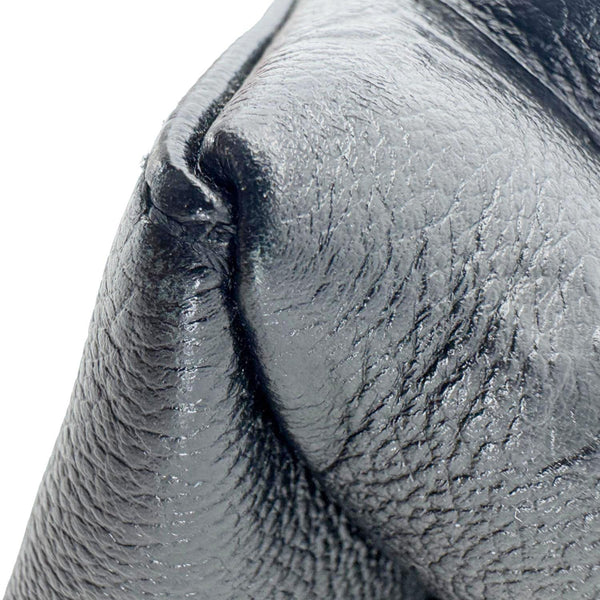 LOUIS VUITTON Marignan Empreinte Leather Shoulder Bag Black