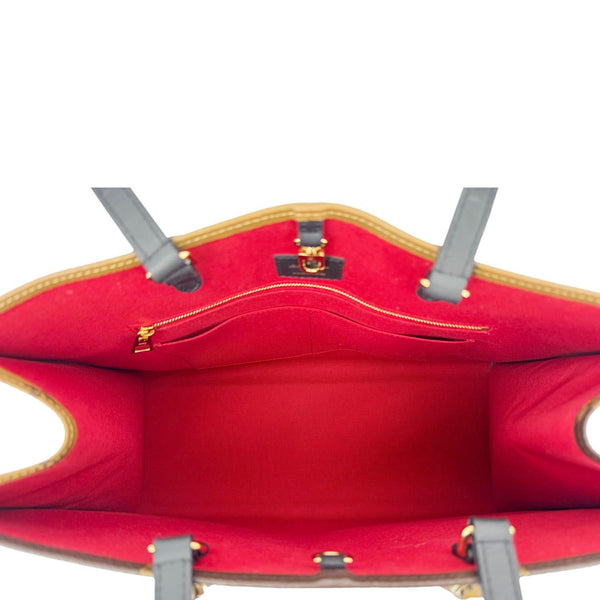 LOUIS VUITTON Onthego GM Giant Monogram Reverse Canvas Tote Bag Brown