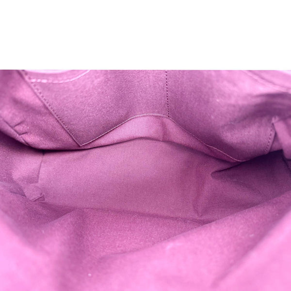 LOUIS VUITTON Melrose Avenue Monogram Vernis Leather Satchel Bag Rouge Fauviste