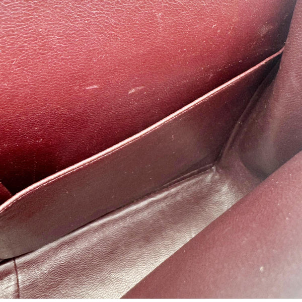 CHANEL Maxi Classic Double Flap Calfskin Leather Shoulder Bag Black