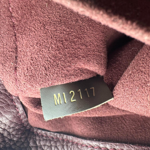 LOUIS VUITTON Brittany Damier Ebene Shoulder Bag Bordeaux