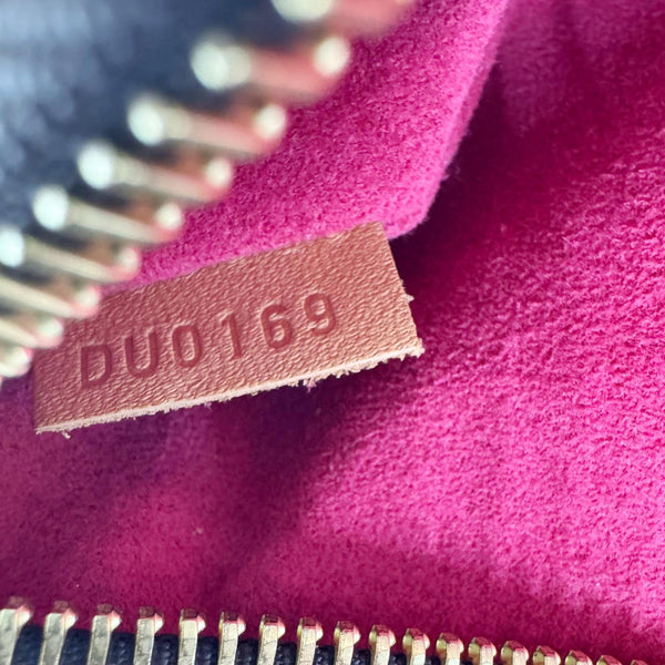 LOUIS VUITTON Lovelock Metis Pochette Patches Monogram Canvas Crossbody Bag Brown