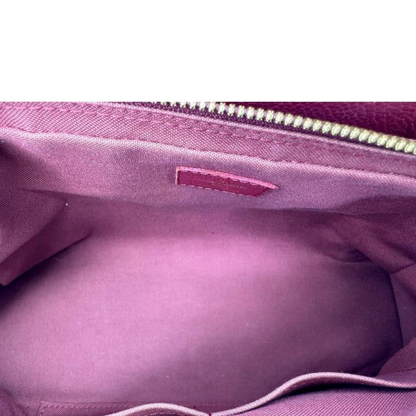 LOUIS VUITTON Vosges MM Empreinte Leather Shoulder Bag Raisin