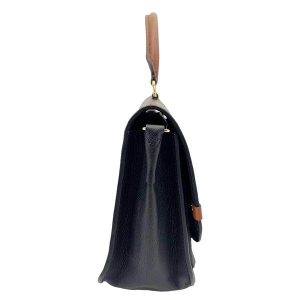 LOUIS VUITTON Vaugirard Monogram Canvas Shoulder Bag Black