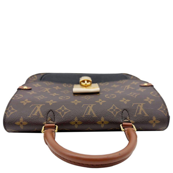 LOUIS VUITTON Vaugirard Monogram Canvas Shoulder Bag Black