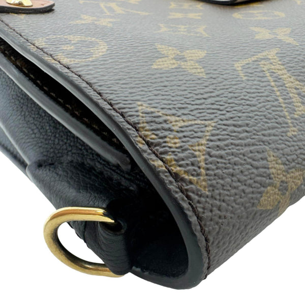 LOUIS VUITTON Vaugirard Monogram Canvas Shoulder Bag Black