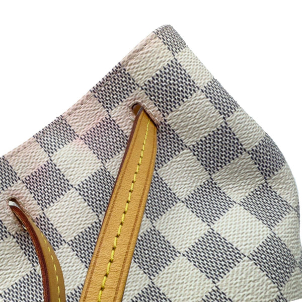 LOUIS VUITTON Sperone Damier Azur Backpack Bag Rose Ballerine