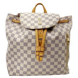 LOUIS VUITTON Sperone Damier Azur Backpack Bag Rose Ballerine