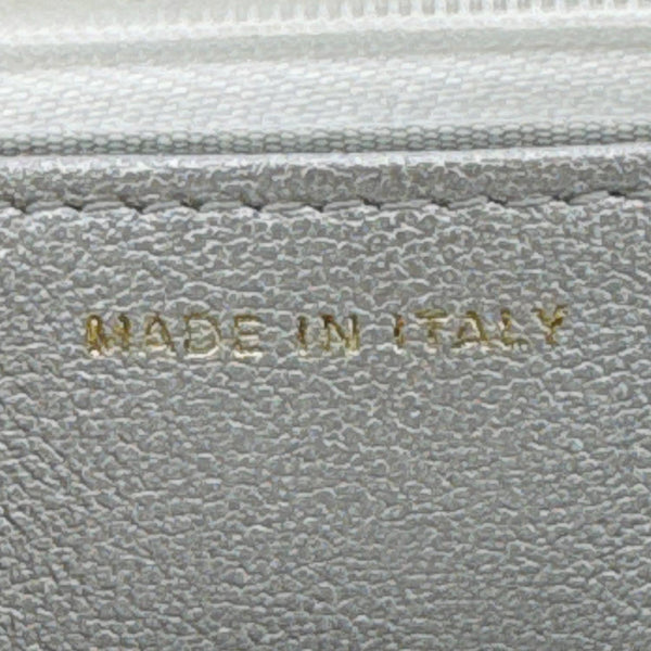 CHANEL Top Handle Multicolor Quilted Leather Crossbody Wallet On Chain White