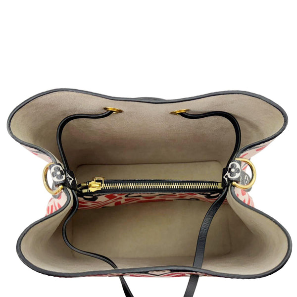 LOUIS VUITTON Crafty NeoNoe MM Monogram Canvas Shoulder Bag Red