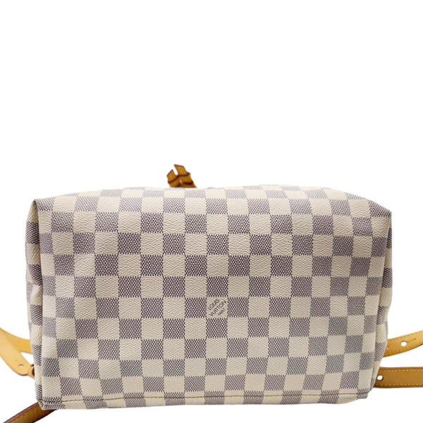 LOUIS VUITTON Sperone Damier Azur Backpack Bag Rose Ballerine