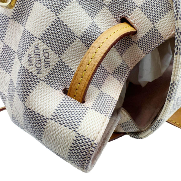 LOUIS VUITTON Sperone Damier Azur Backpack Bag Rose Ballerine