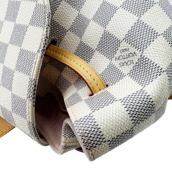 LOUIS VUITTON Sperone Damier Azur Backpack Bag Rose Ballerine