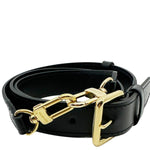 LOUIS VUITTON Adjustable Leather Shoulder Strap Black