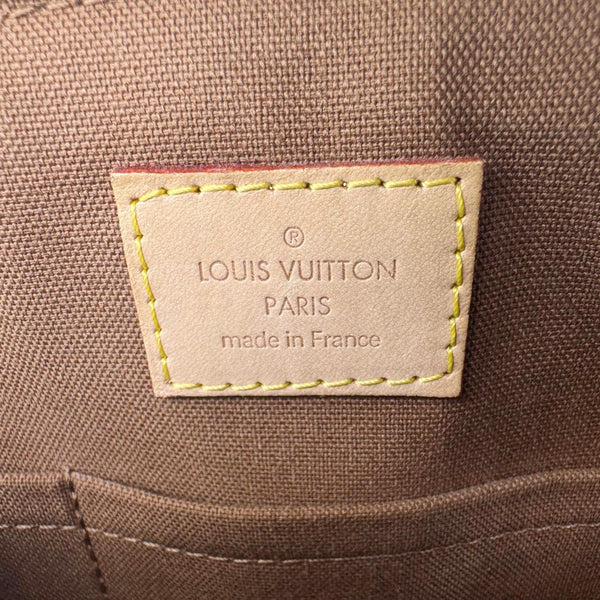LOUIS VUITTON Tivoli PM Monogram Canvas Satchel Bag Brown