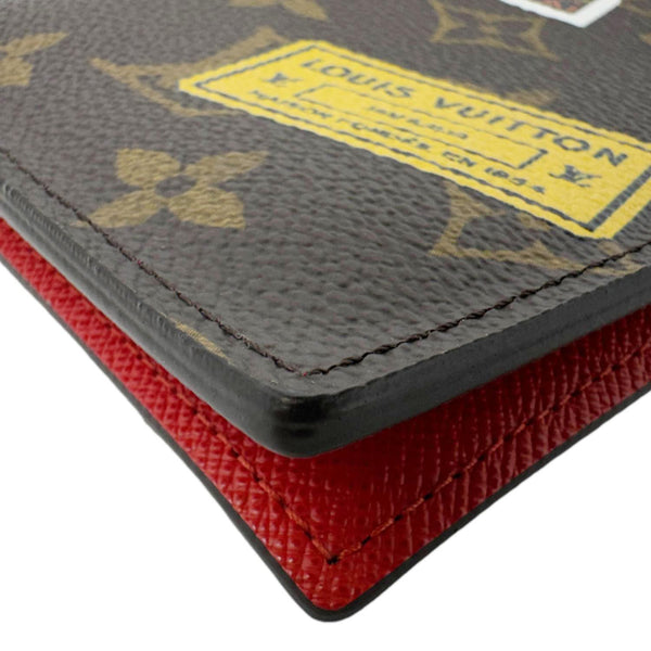 LOUIS VUITTON Passport Cover World Tour Monogram Canvas Wallet Brown
