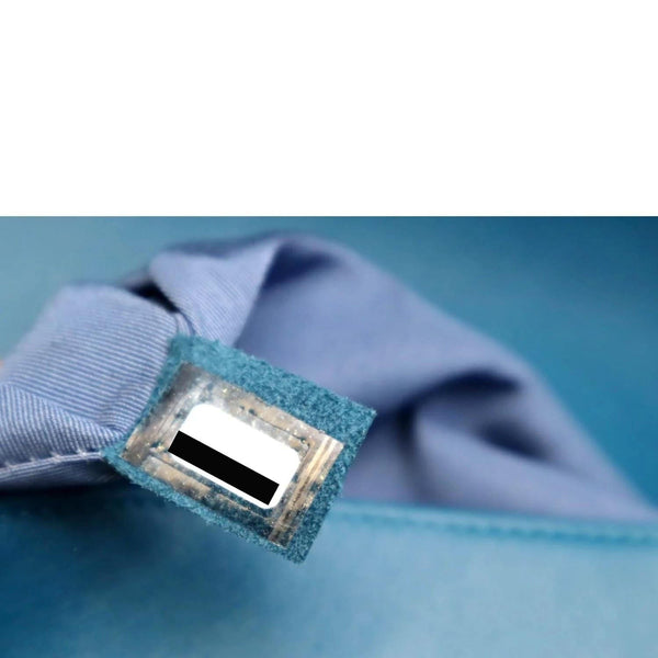 CHANEL Medium Boy Flap Chevron Quilted Calfskin Shoulder Bag Blue