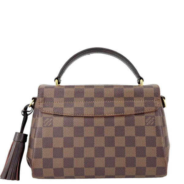 LOUIS VUITTON Croisette Damier Ebene Crossbody Bag Brown