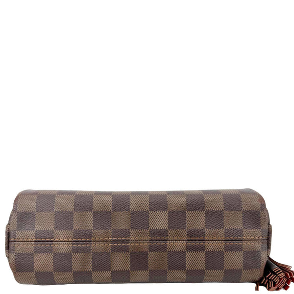 LOUIS VUITTON Croisette Damier Ebene Crossbody Bag Brown